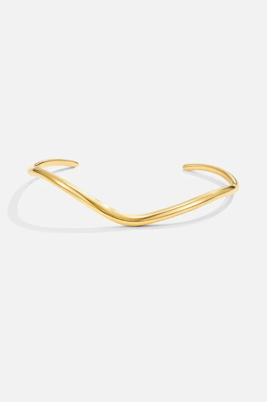 Yvette - Women's Minimalist Gold Drop Bracelet - photo 2