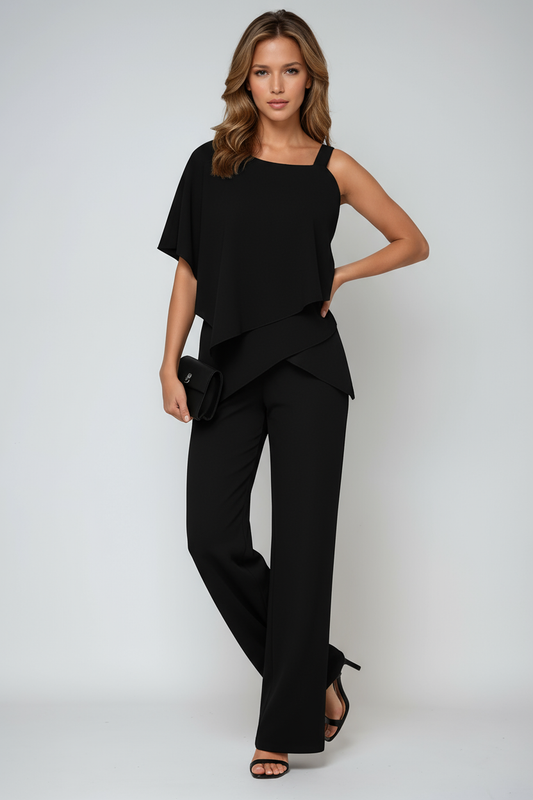 Tamsin - Women's Asymmetrical Chiffon Set - photo 2