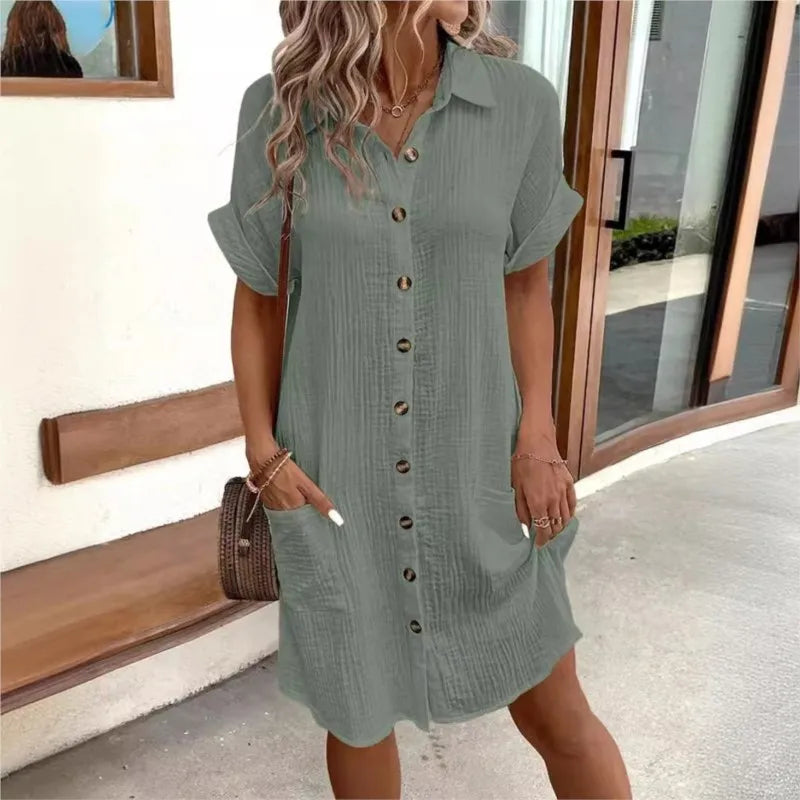 Annika - Women's Cotton Dress - photo 7
