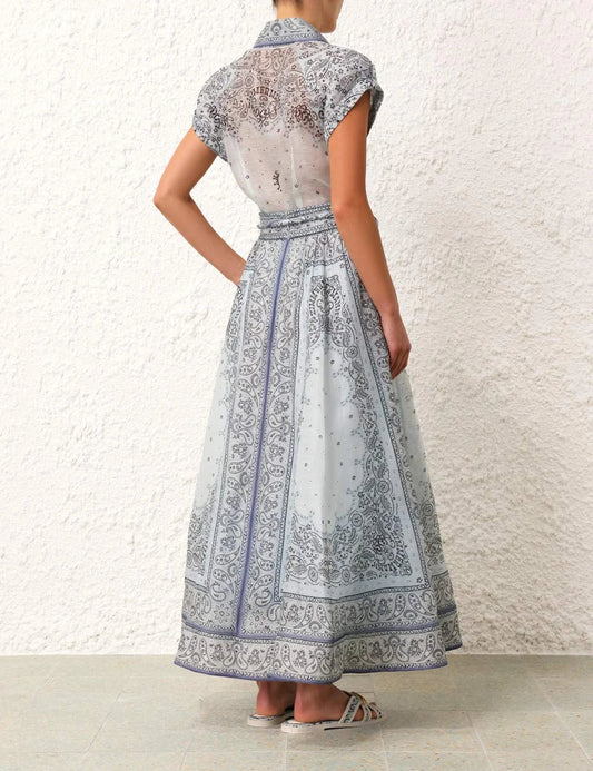 Anneliese - Women's Shirt Maxi Dress - photo 2