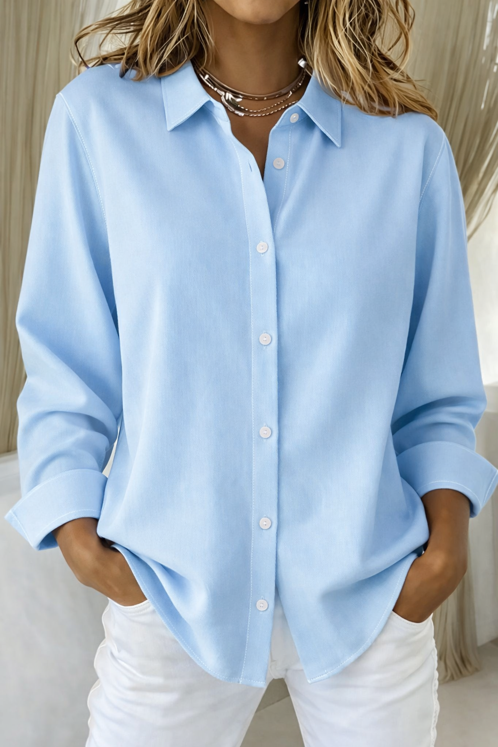 Jemima - Women's Relaxed Blouse - photo 6