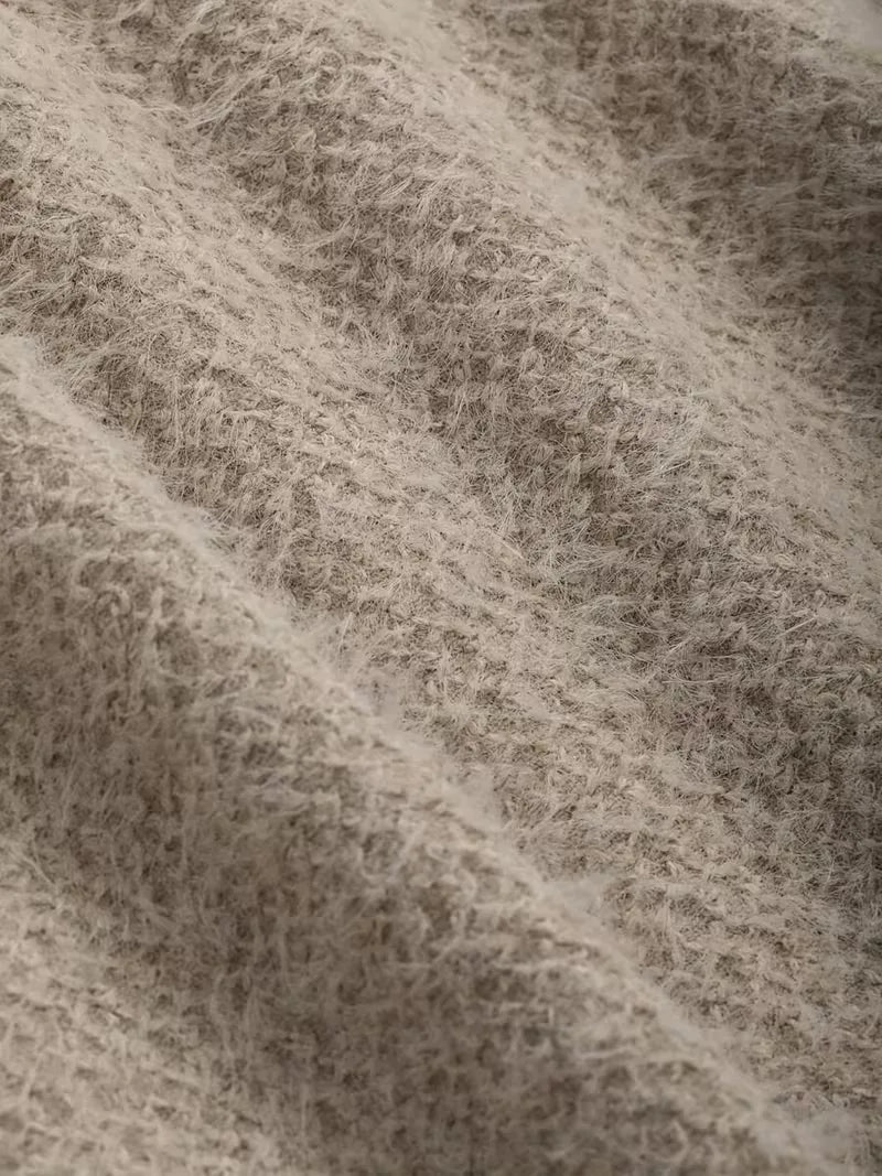 Lavinia - Women's Cropped Knit Sweater - photo 6