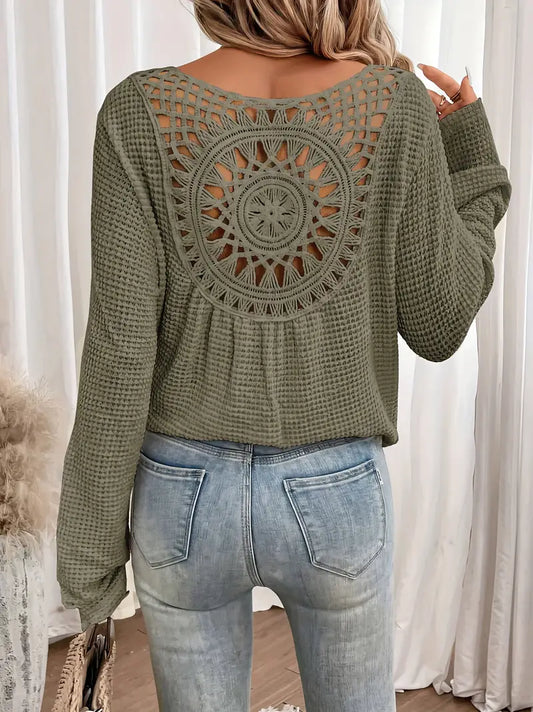 Gwendolen - Women's V-neck Sweater - photo 2