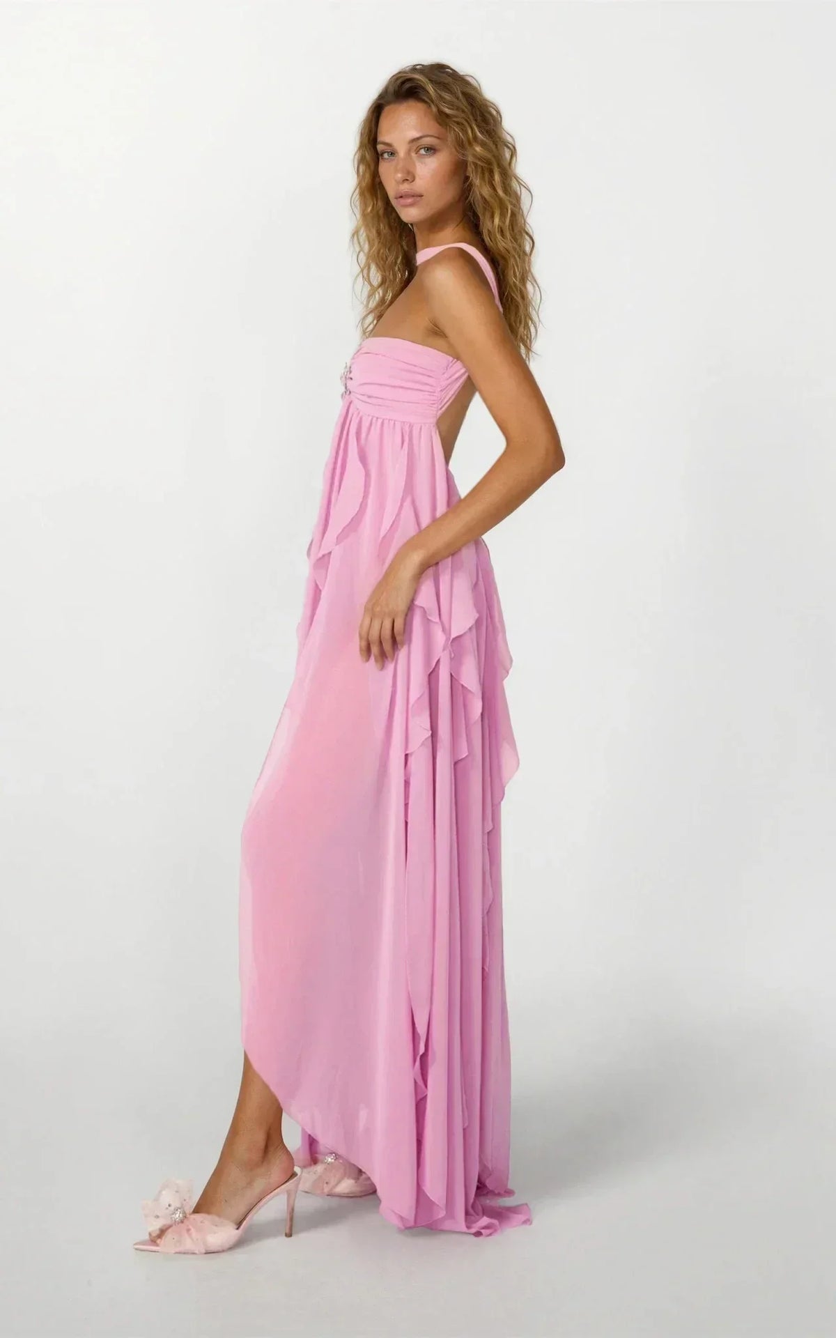 Cerys - Women's Ruffle Evening Dress - photo 12