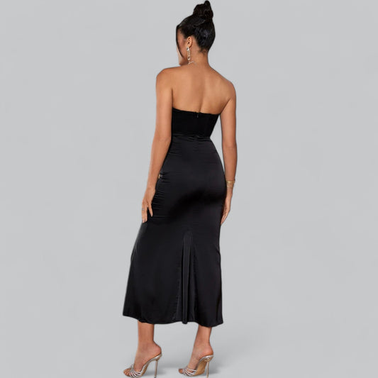 Delphine - Women's Strapless Corset Dress - photo 2