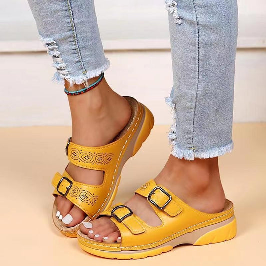 Serena - Women's Comfort Buckles Sandal - photo 2