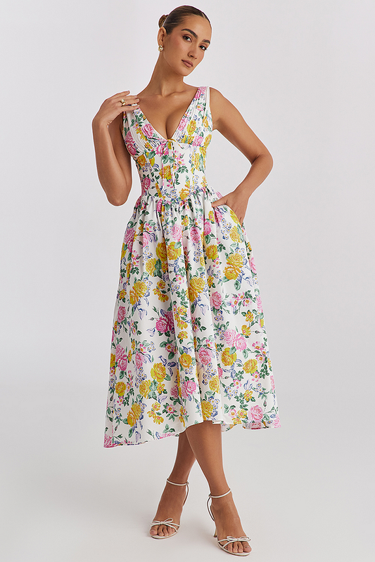 Women's Elise - Elegant Midi Dress - photo 2