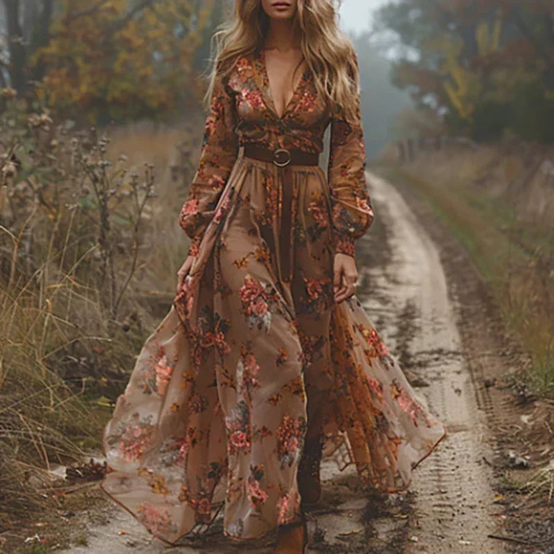 Una - Women's Embroidered Maxi Dress - photo 6