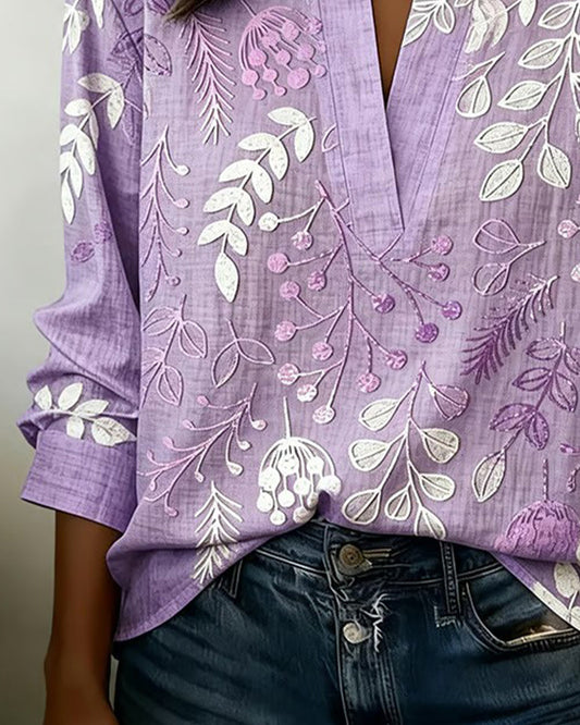 Margaux - Women's Touch Floral Blouse - photo 2