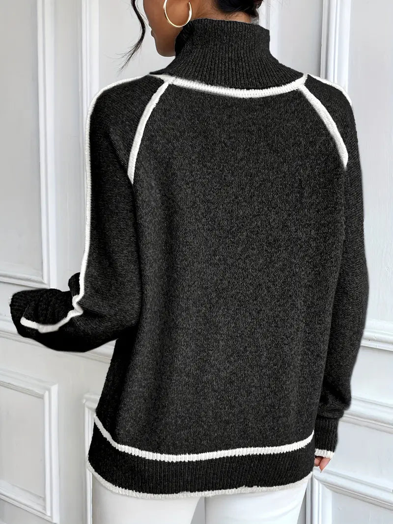 Romy - Women's Blocking Sweater - photo 10