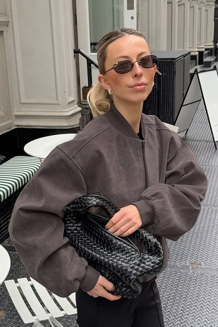 Camille - Women's Relaxed Bomber Jacket - photo 4