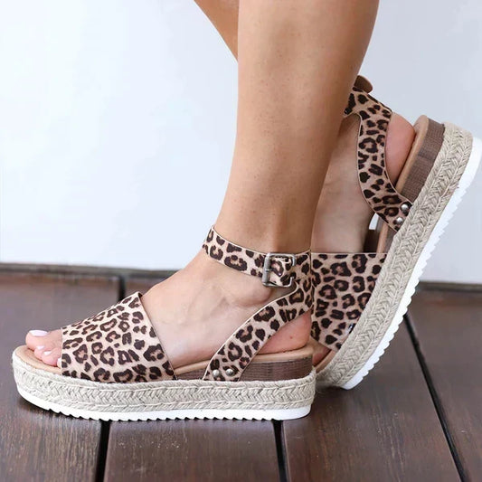 Cleo - Women's Leather Platform Sandal - photo 2