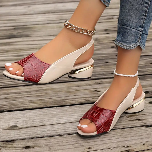 Coraline - Women's Slingback Mid Sandals - photo 2