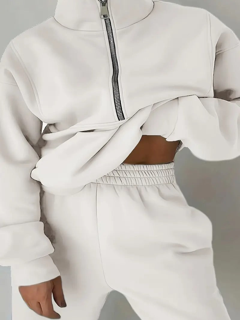 Nadine - Women's Half-Zip Lounge Set - photo 3