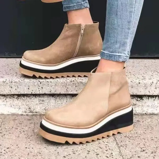 Agnes - Women's Ankle Platform Shoes - photo 2