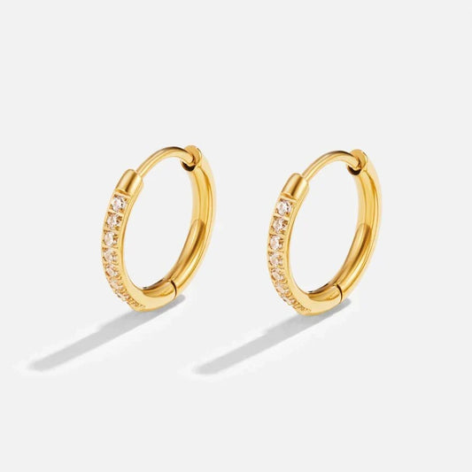 Isla - Women's Classy Minimalist Hoop Earrings - photo 2