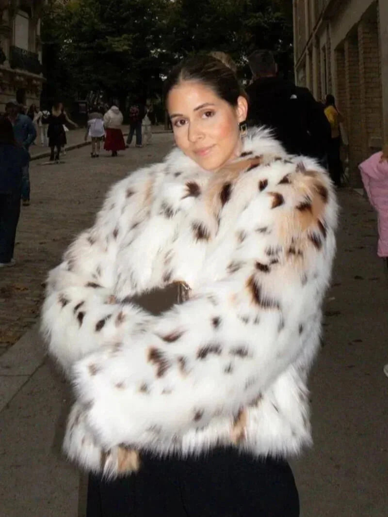 Magdalena - Women's Relaxed Leopard Jacket - photo 10