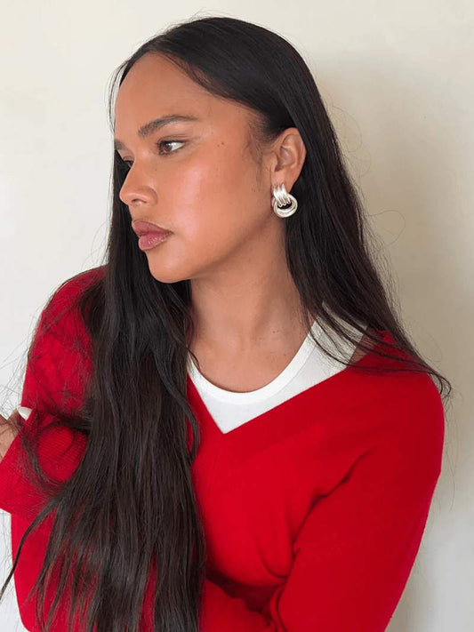 Florence - Women's Knot Earrings Everyday Elegance - photo 2