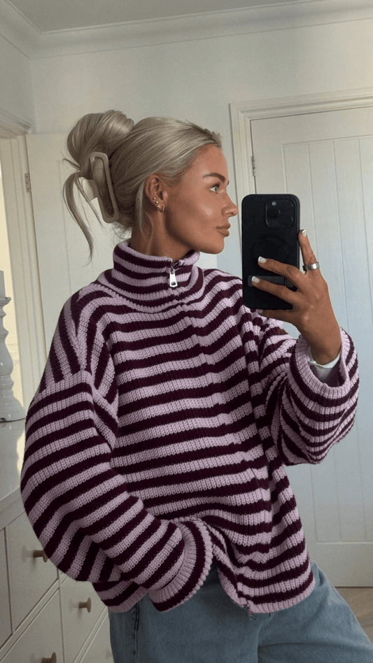 Tilda - Women's Knit Stripe Sweater - photo 2