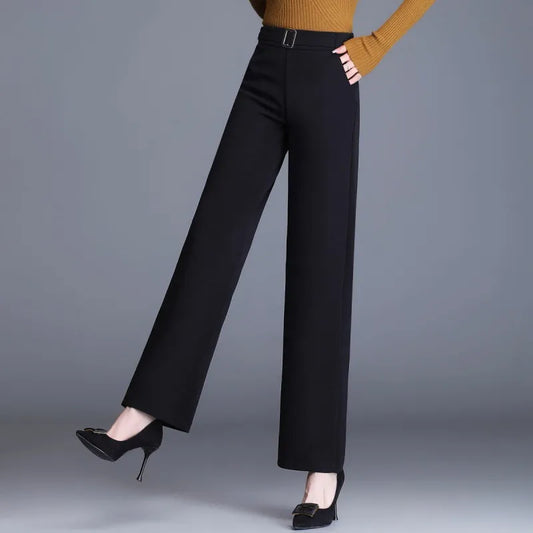Zara - Women's Wide-Leg Work Pants - photo 2