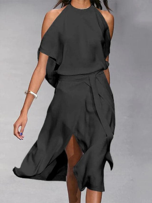 Ulrike - Women's Midi Fluid Dress - photo 2