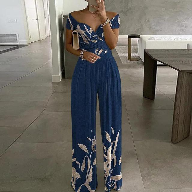 Wilhelmina - Women's Printed Jumpsuit Outfit Set - photo 5