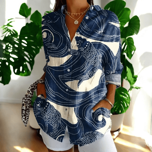 Honora - Women's Silk Work Top - photo 2