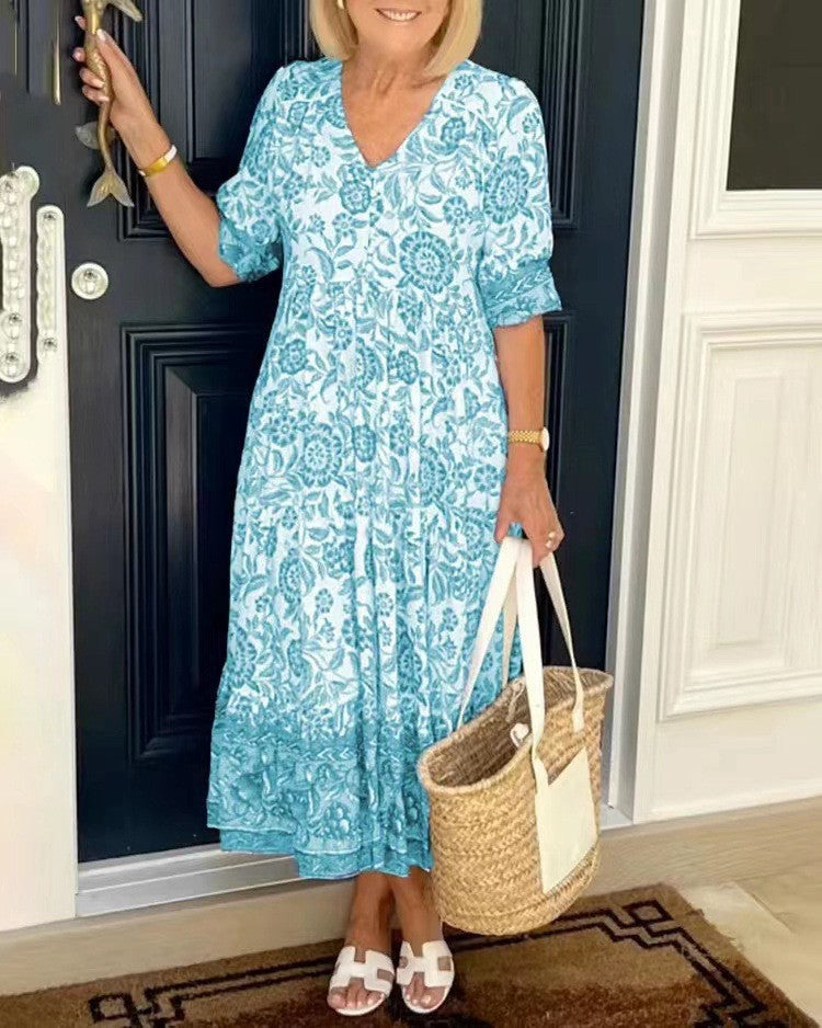 Camilla - Women's Relaxed Summer Maxi Dress - photo 6