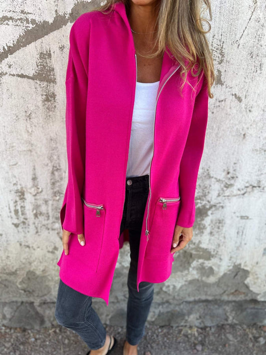 Caitlin - Women's Long Sleeve Zipper Autumn Jacket - photo 2