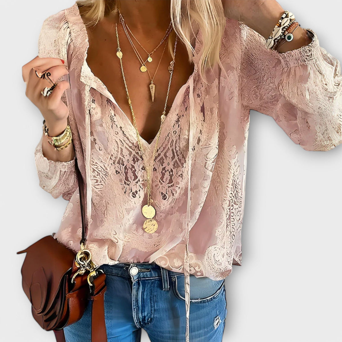 Ysolde - Women's Boho Blouse - photo 4