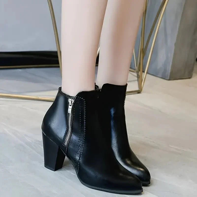 Clarisse - Women's Ankle Scalloped Shoes - photo 9