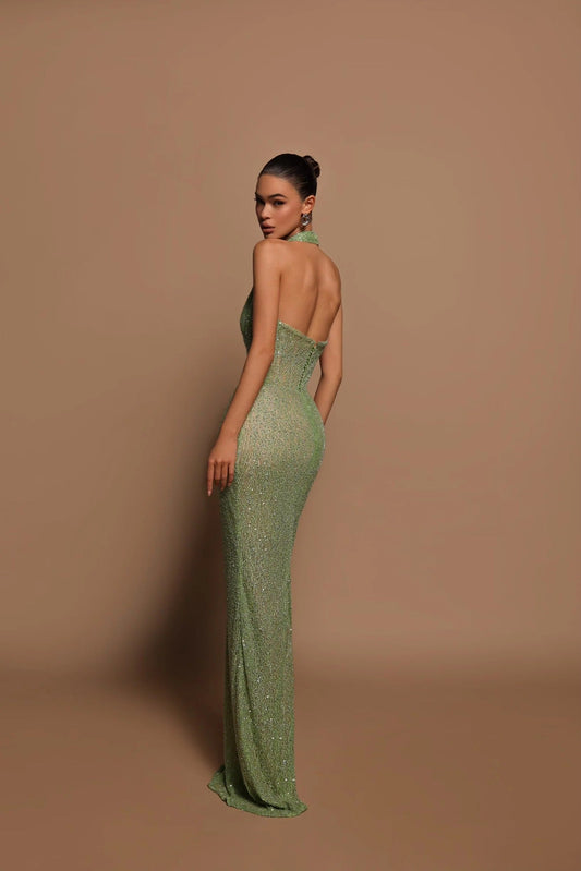 Theodora - Women's Mermaid Neckline Maxi Dress - photo 2