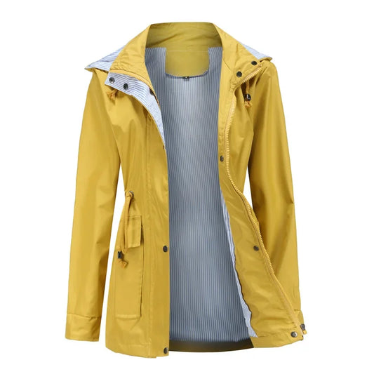 Ingrid - Women's Wool Waterproof Trench Coat - photo 2