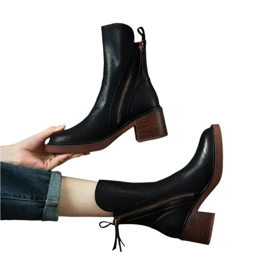 Rafaela - Women's Classic Zipper Boots - photo 2