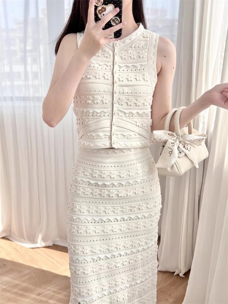 Oriane - Women's Two-Piece Knit Set - photo 6