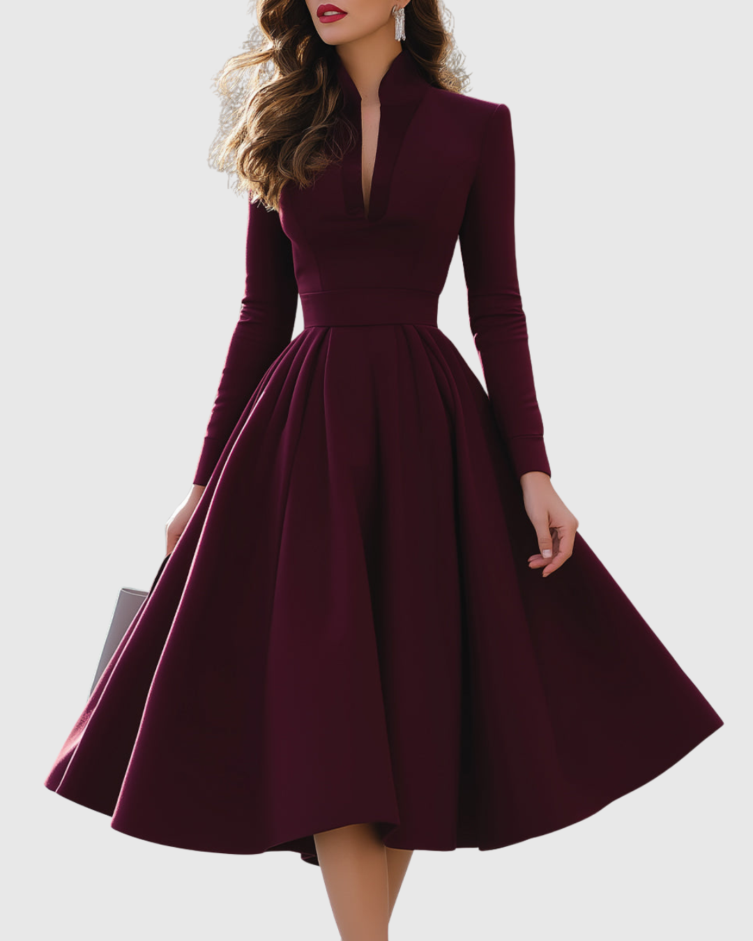 Iris - Women's Midi Full Dress - photo 3