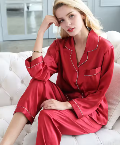 Aurelie - Women's Button-Front Pyjama Set - photo 2