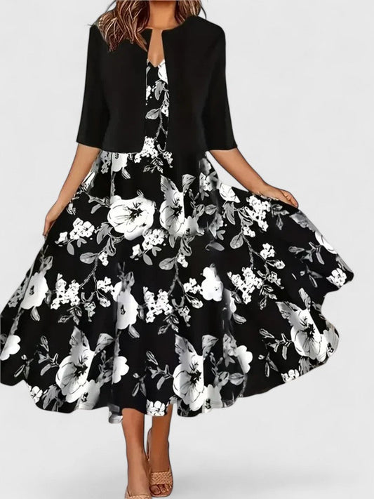Delphine - Women's Floral Midi Dress - photo 2