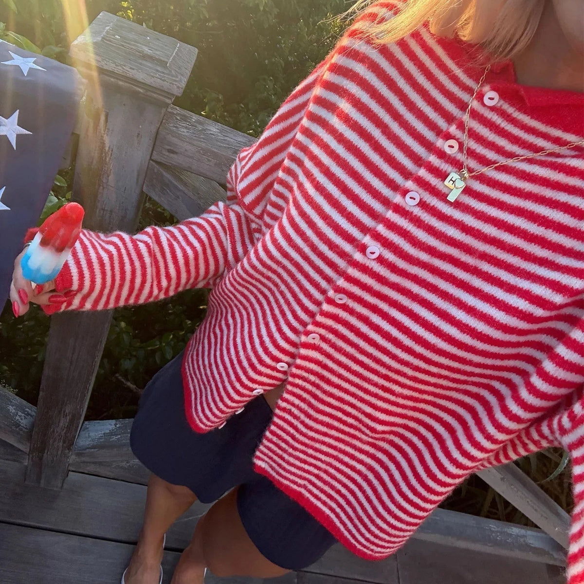 Veerle - Women's Stripe Sweater - photo 8