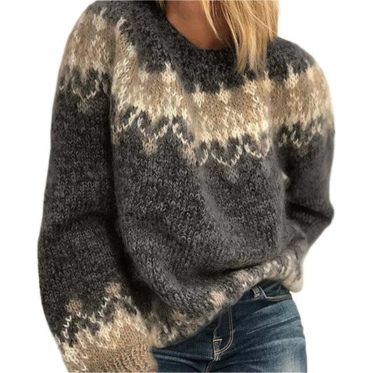 Vera - Women's Long Textured Sweater - photo 2