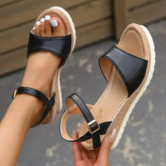 Magdalena - Women's Espadrille Flatform Shoes - photo 2