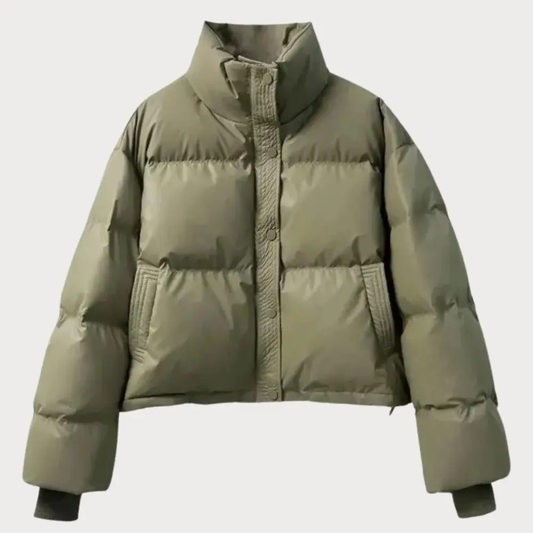 Noor - Women's Cropped Puffer Jacket - photo 2
