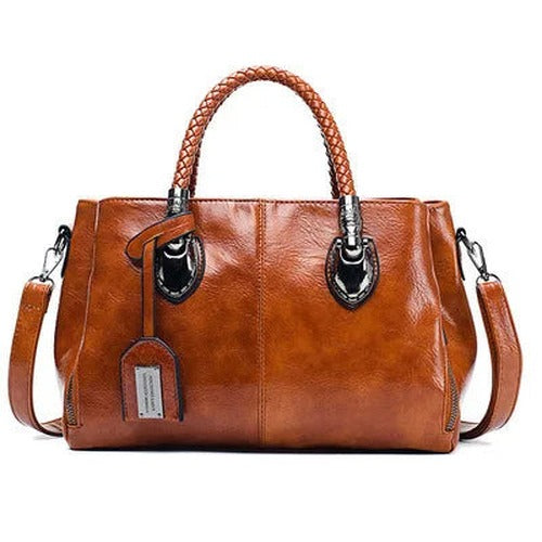Phoebe - Women's Leather Duffle Bag - photo 2