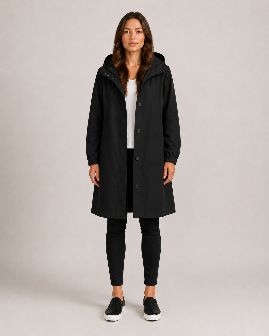 Ilaria - Women's Longline Hooded Jacket - photo 12
