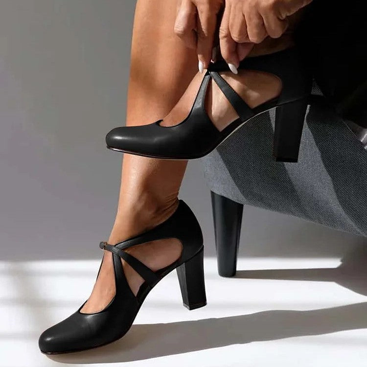 Hermine - Women's Court Bar Shoes - photo 3