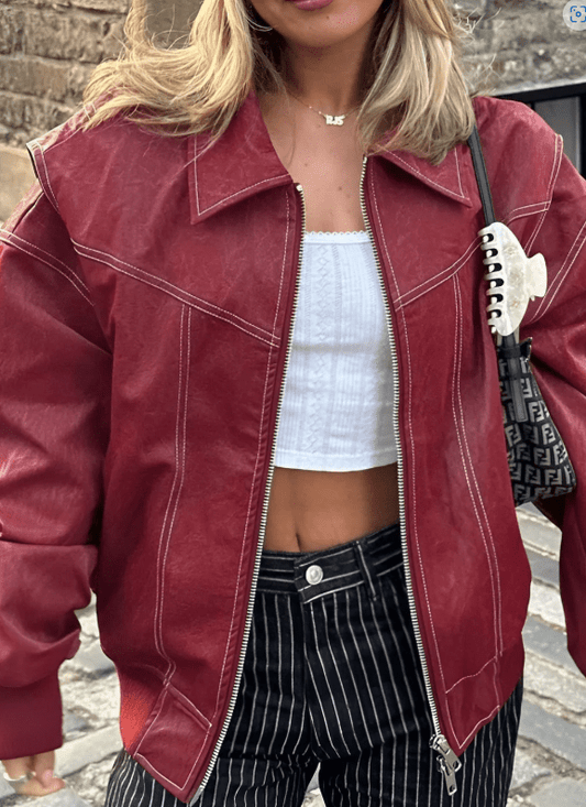 Ysolde - Women's Relaxed Bomber Jacket - photo 2