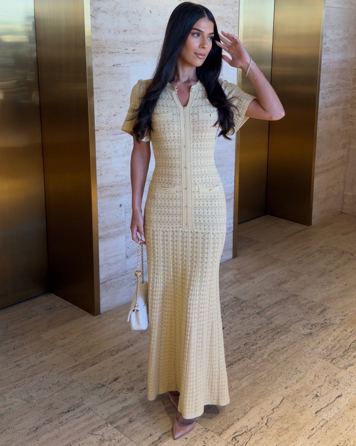 Jemima - Women's Maxi Ribbed Dress - photo 5