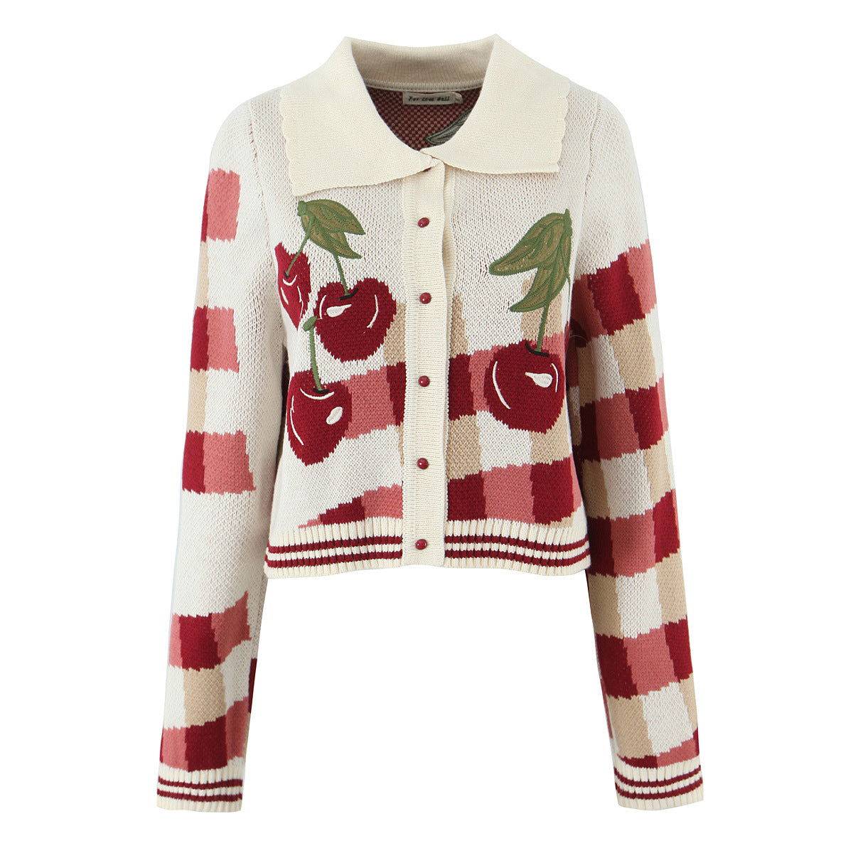 Agnes - Women's Knit Floral Sweater - photo 10