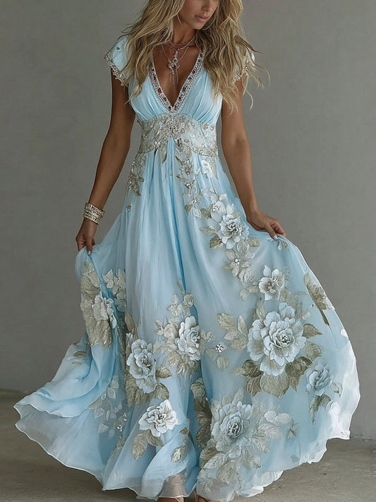 Lavinia - Women's Floral Maxi Dress - photo 2