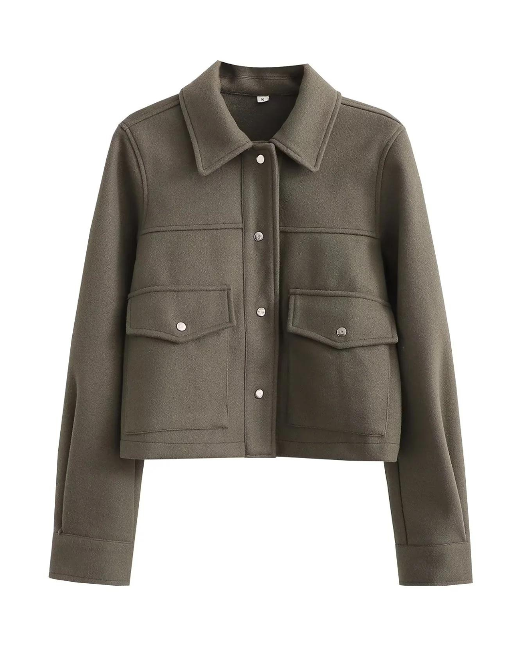 Caitlin - Women's Cropped Shacket Jacket - photo 10